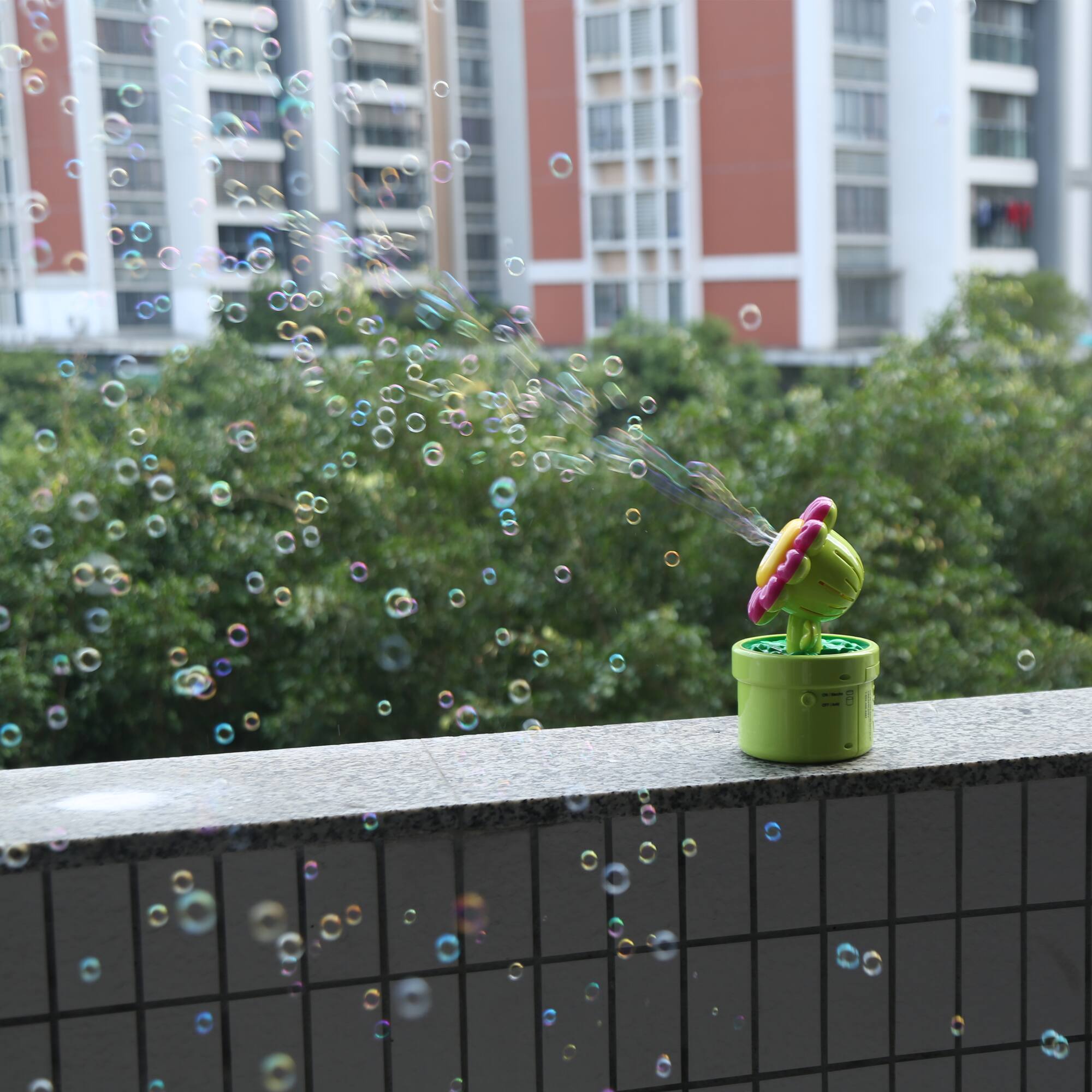 Summer Outdoor Flower Bubble Blower by Creatology™
